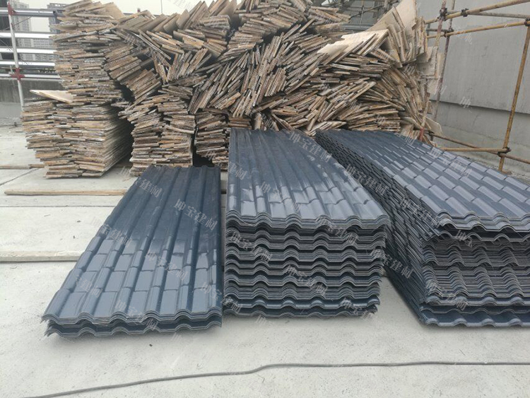 坤寶合成樹脂瓦助力成都西北中學建設(shè)健康校園